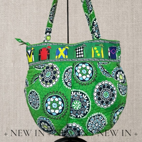 Vera Bradley Shoulder bag with Jockey Silks motif - Picture 8 of 12